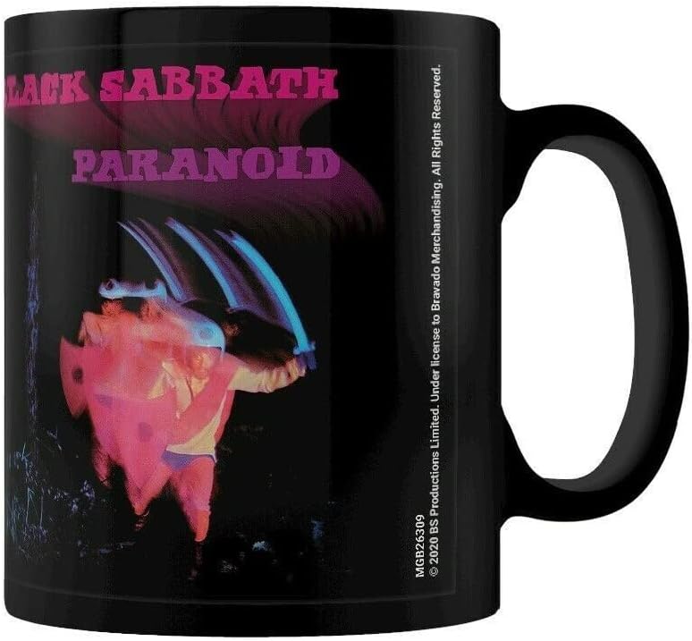 Pyramid International MGB26309 Sabbath (Paranoid) Black Coffee Mug, Ceramic, 11 oz