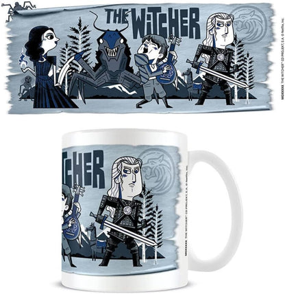Pyramid International The Witcher Coffee Mug Illustrated Adventure Design 11oz/315ml Ceramic