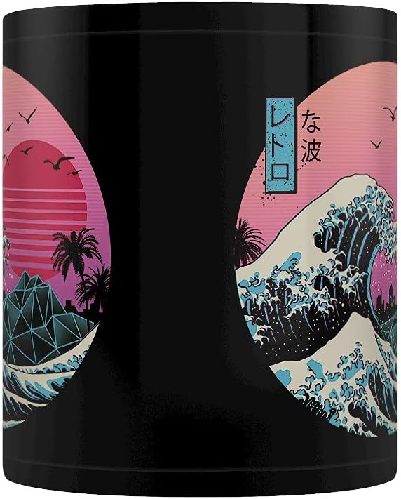Pyramid International MGB26377 Vincent Trinidad (The Retro Wave) Black Coffee Mug, Ceramic