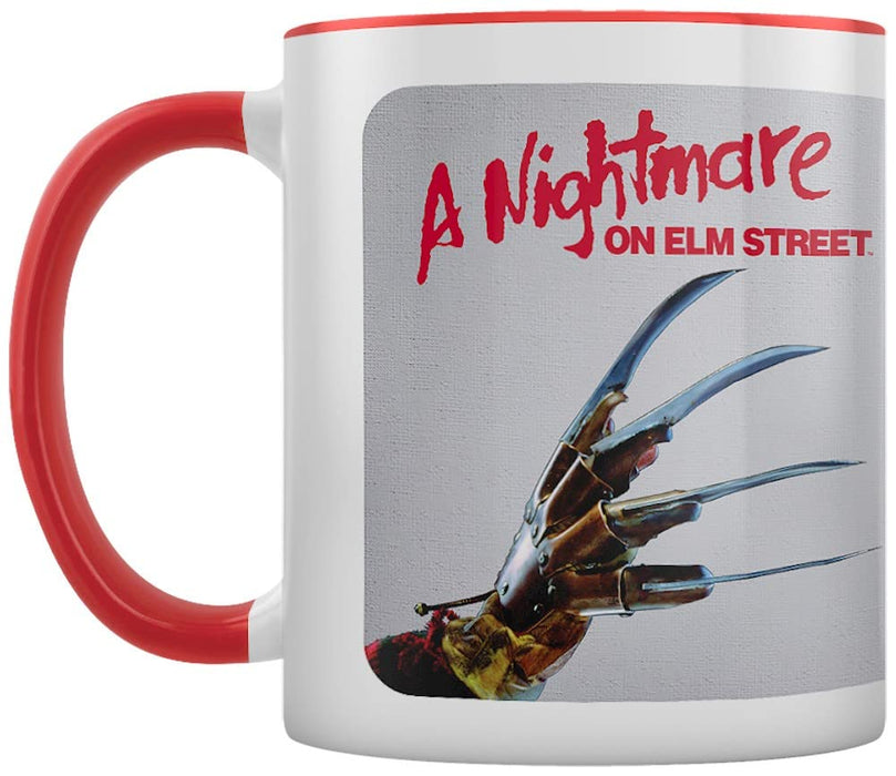 Nightmare On Elm Street Ripped Mug, Red/Grey, One Size