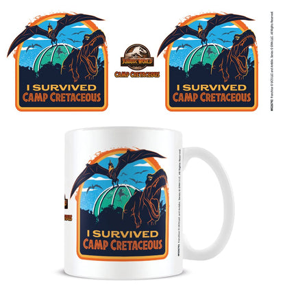 Jurassic World : Camp Cretaceous I Survived Coffee Tea and Coffee Mug White