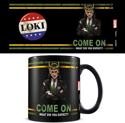 Pyramid International Loki MGB26794 - Taza de cerámica (diseño de What Did You Expect de 11 onzas