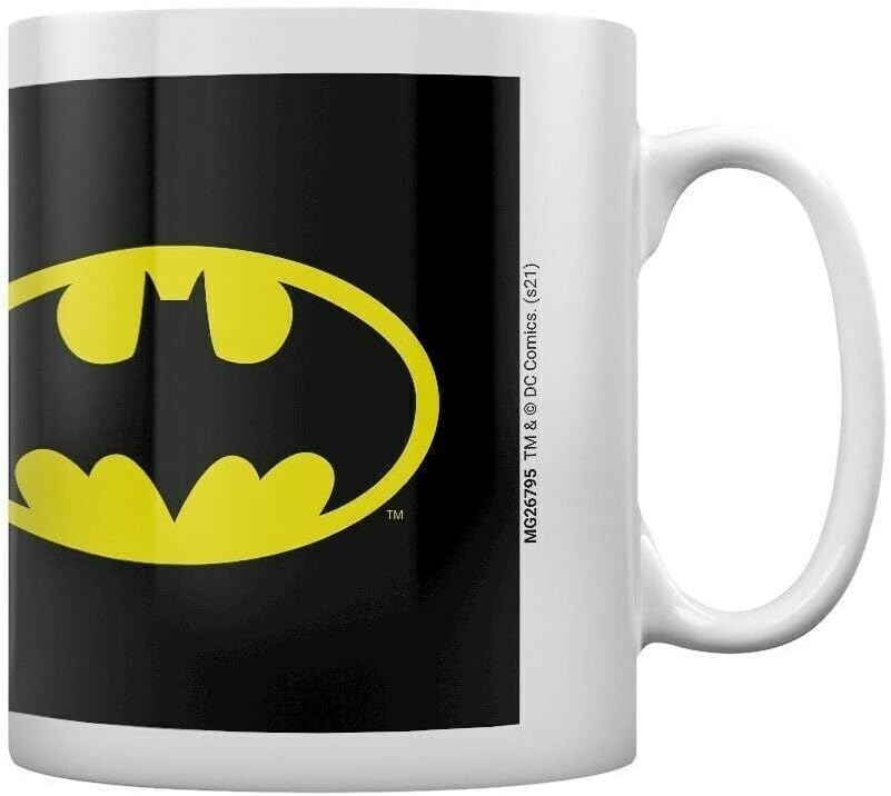 Batman - Kaffeebecher, Logo (Einheitsgröße) (Schwarz/Gelb