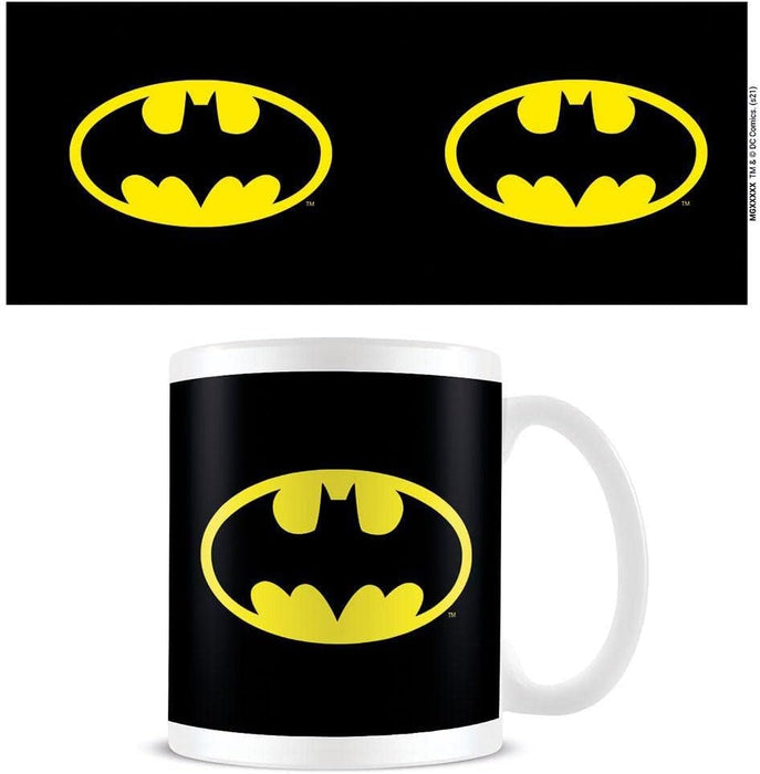 Batman - Kaffeebecher, Logo (Einheitsgröße) (Schwarz/Gelb