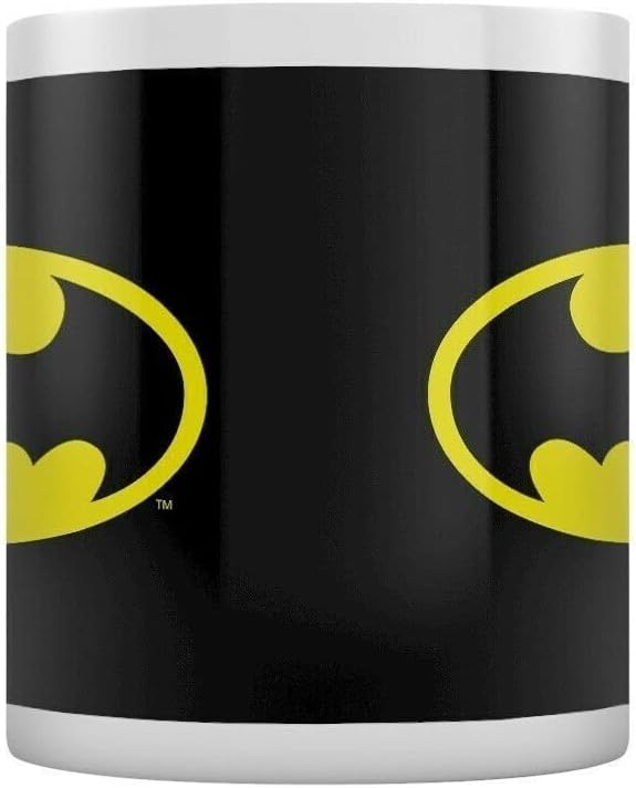 Batman - Kaffeebecher, Logo (Einheitsgröße) (Schwarz/Gelb