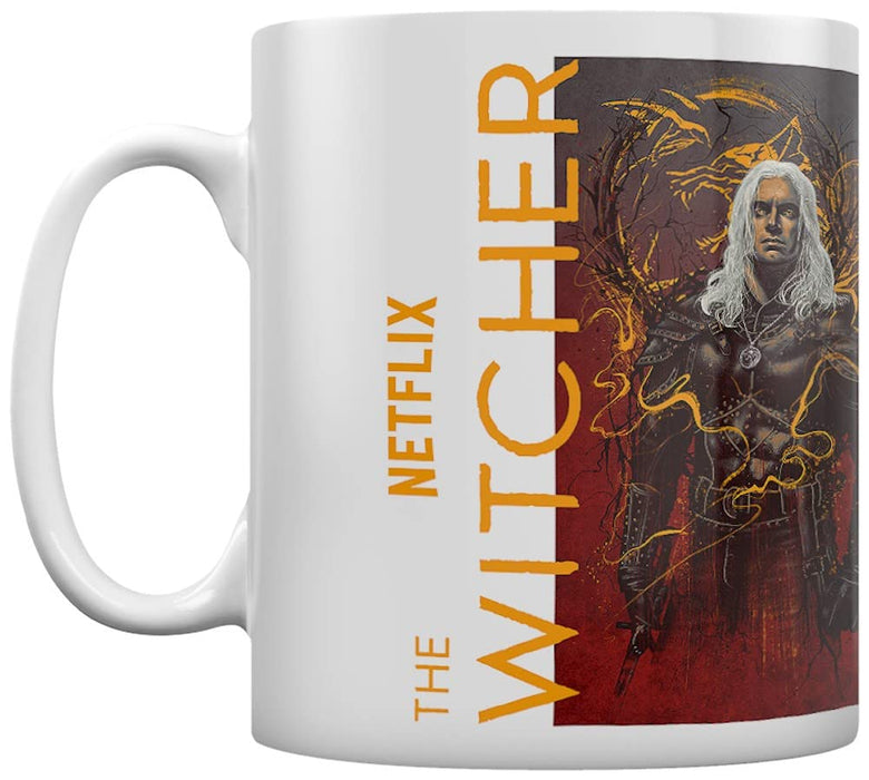 The Witcher (Geralt The Wolf) Red Coloured Inner Mug