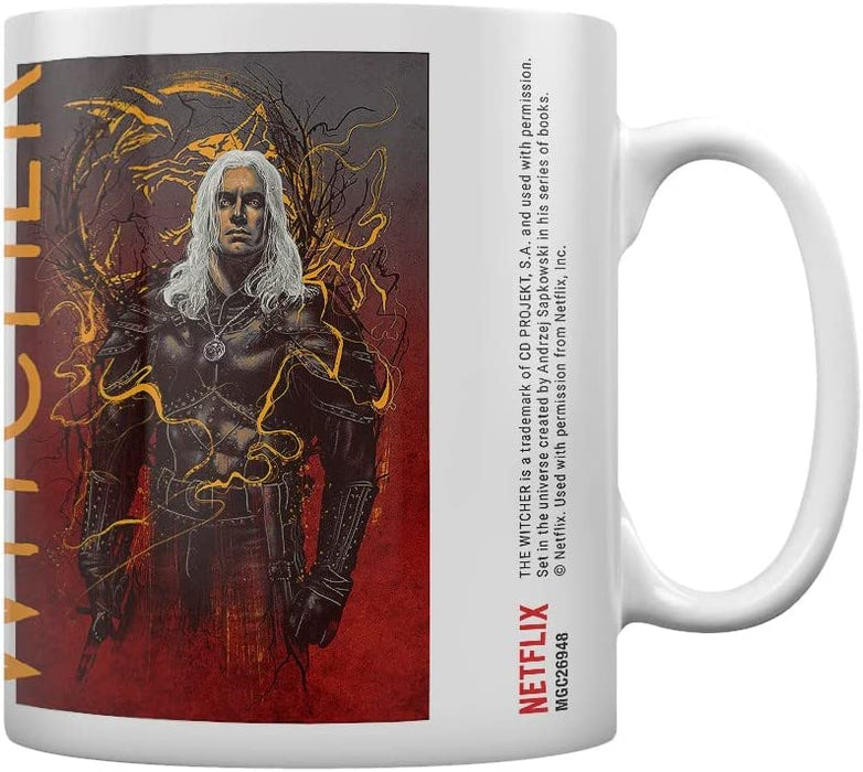 The Witcher (Geralt The Wolf) Red Coloured Inner Mug