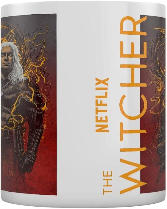 The Witcher (Geralt The Wolf) Red Coloured Inner Mug
