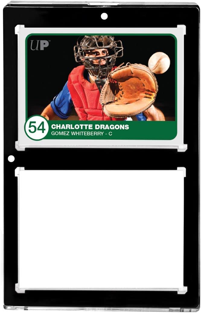 Ultra Pro 35PT 2-Card Black Border UV ONE-TOUCH Magnetic Holder