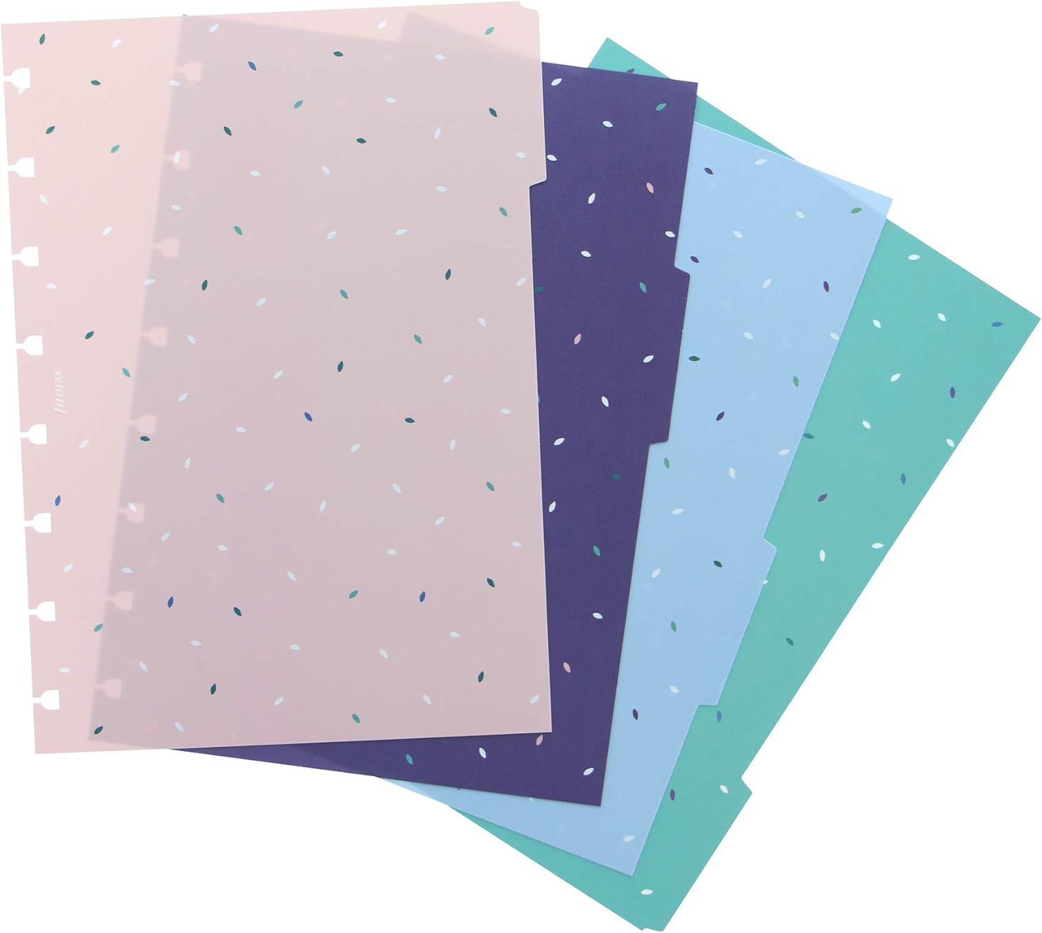 Filofax - Divisori per quaderni, formato A5, ricaricabile, da