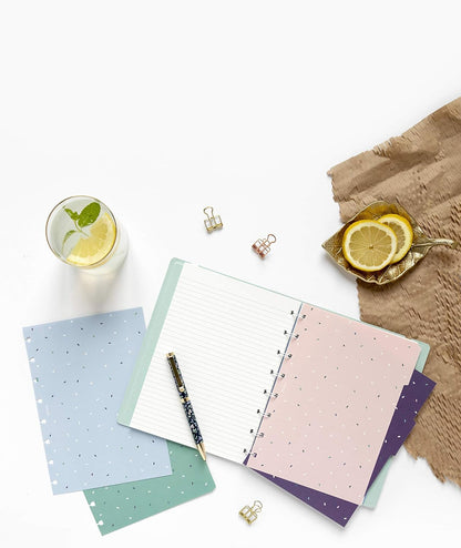 Filofax - Divisori per quaderni, formato A5, ricaricabile, da