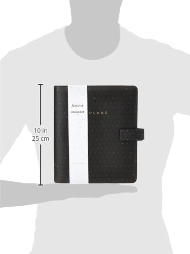 Filofax A5 Moonlight Organiser - black