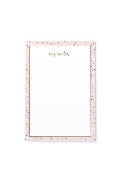 Filofax My Notes A5 Notepad - Confetti, White