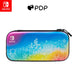 PDP Gaming Officially Licensed Switch Slim Deluxe Travel Case - STAR SPECTRUM - Semi-Hardshell - Console Stand - Protective PU Leather - Holds 14 Games - Works with Switch OLED & Lite Star spectrum Pi