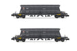 Arnold SNCF, 2-unit pack, 2-axle covered wagons type G4 Permaplex, period IV