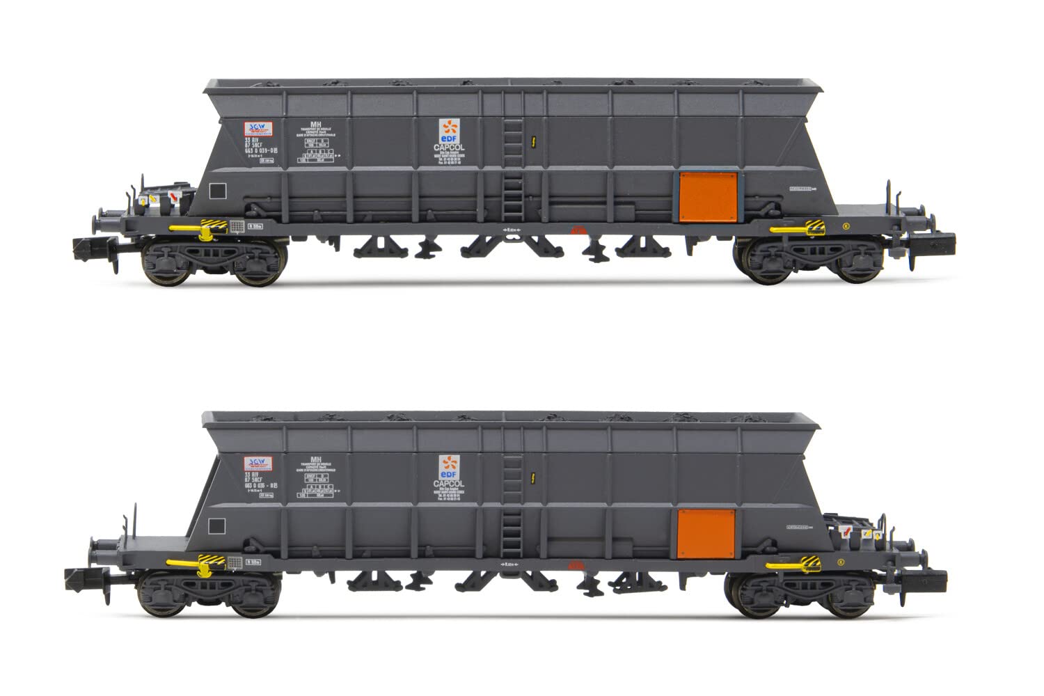 Arnold RENFE, 2-unit pack 2-axle closed wagon J2 "vagones aislantes" period IV-V
