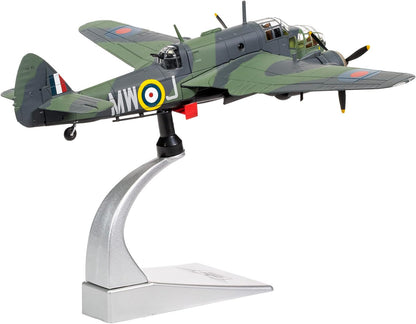 Bristol Beaufort Mk.1, MW-J, 217 Sqn, RAF St. Eval, Cornwall, England, February 1st 1941 ‘Admiral Hipper’ Attack - Corgi Aviation Archive Diecast Model