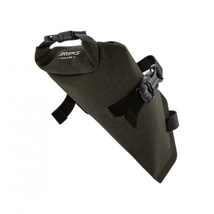 BROOKS Scape Saddle Roll Bag Mud Green