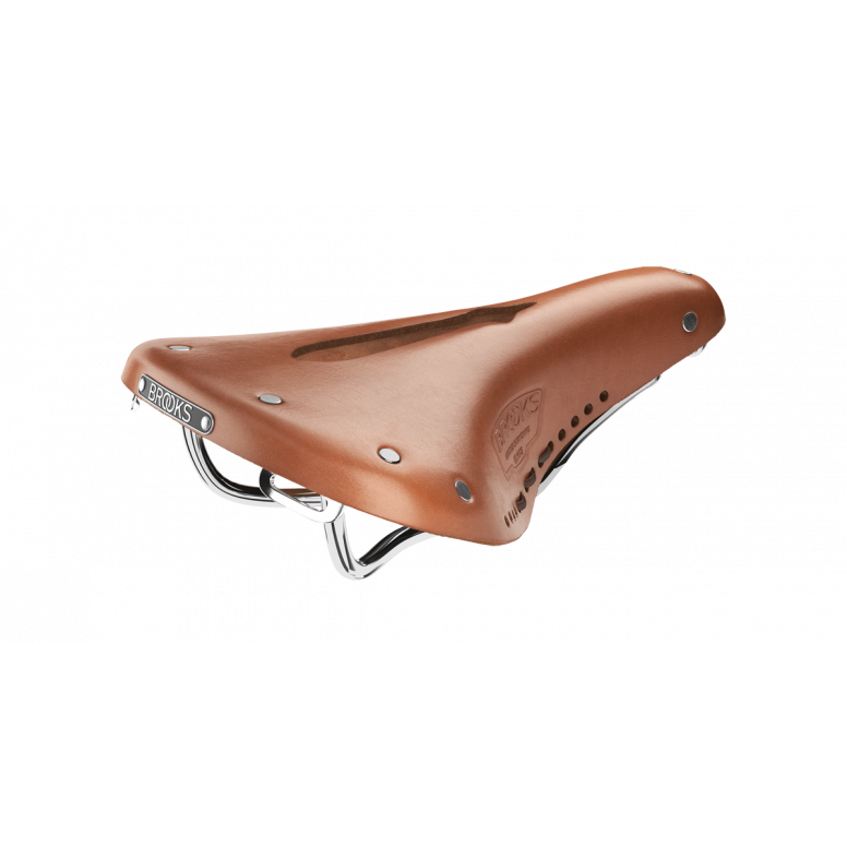 BROOKS Brooks B17 Carved Short Honey Saddle