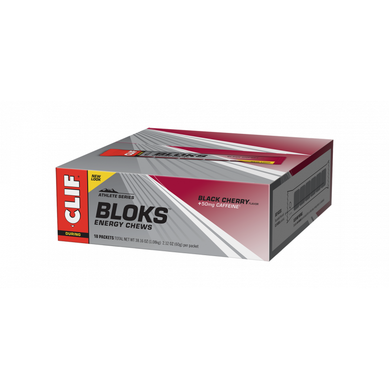 Clif Bloks Black Cherry 18Pc