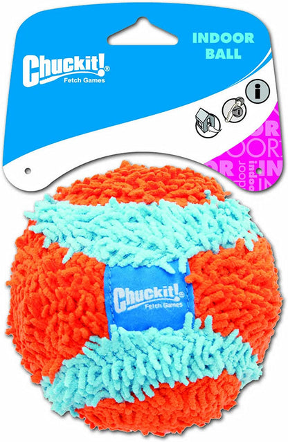 Chuckit! Indoor Ball , Soft Dog Toy (4.75 Inch) Fetch Ball