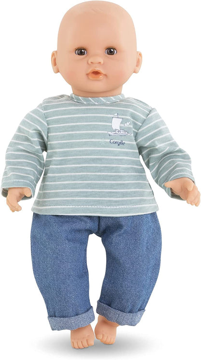 Corolle 9000110850 Corolle-9000110850 Trousers and Sailor Clothes for Dolls 30 cm from 18 Months