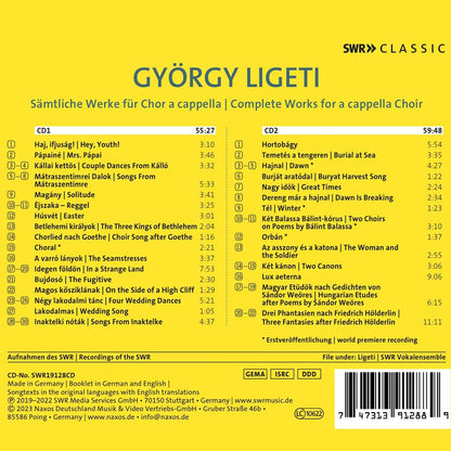 György Ligeti: Complete Works for a Cappella Choir