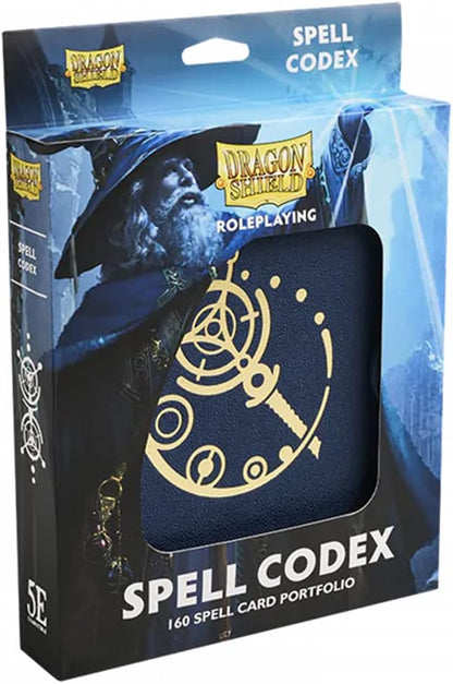 Arcane Tinmen ApS ART50023 Dragon Shield: Spell Codex – Midnight Blue (160
