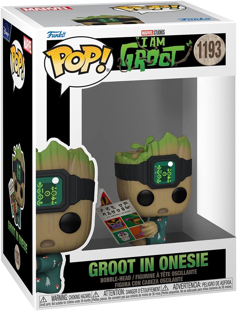 Funko POP! Marvel: Guardians Of the Galaxy - Groot PJs With Book - Groot Shorts - Collectable Vinyl Figure - Gift Idea - Official Merchandise - Toys for Kids & Adults - TV Fans
