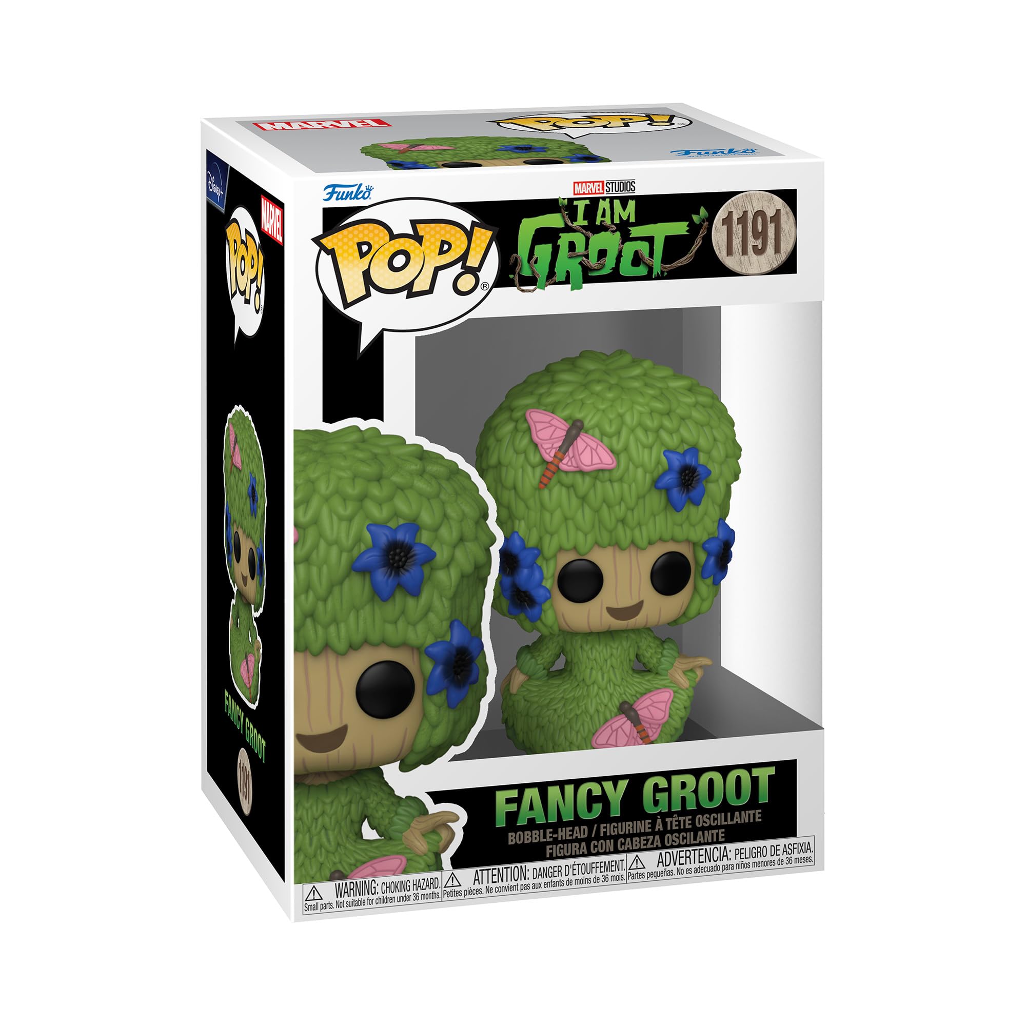 Funko POP! Marvel: Guardians Of the Galaxy - Groot - (Marie Hair) - Groot Shorts - Collectable Vinyl Figure - Gift Idea - Official Merchandise - Toys for Kids & Adults - TV Fans