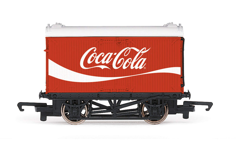 Hornby R60013 Coca-Cola Small Refrigerator Van Wagon, Red