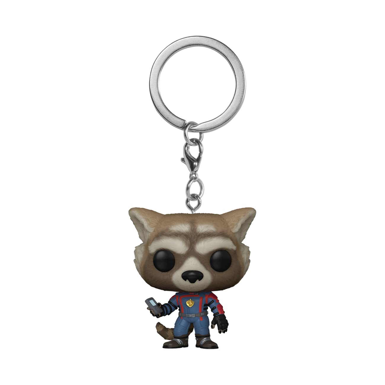 Funko POP! Keychain: Marvel - Guardians Of the Galaxy 3 - Rocket Raccoon Novelty Keyring - Collectable Mini Figure - Stocking Filler - Gift Idea - Official Merchandise - Movies Fans - Backpack Decor
