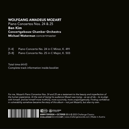 Wolfgang Amadeus Mozart: Piano Concertos Nos. 24 & 25