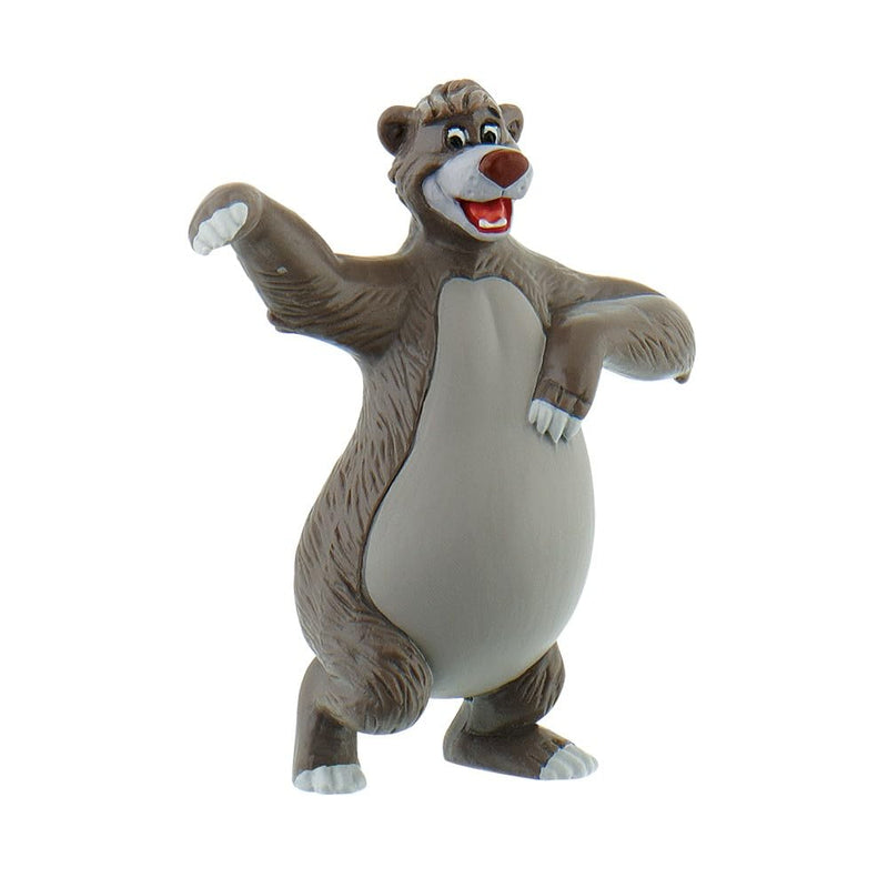 Bullyland 12381-Figura di Gioco, Walt Disney Jungle Book, Baloo, Alta Circa 8 cm, Figura Dipinta a Mano, Senza PVC, per Giocare con la Fantasia dei Bambini, Colore Variegato, 12381