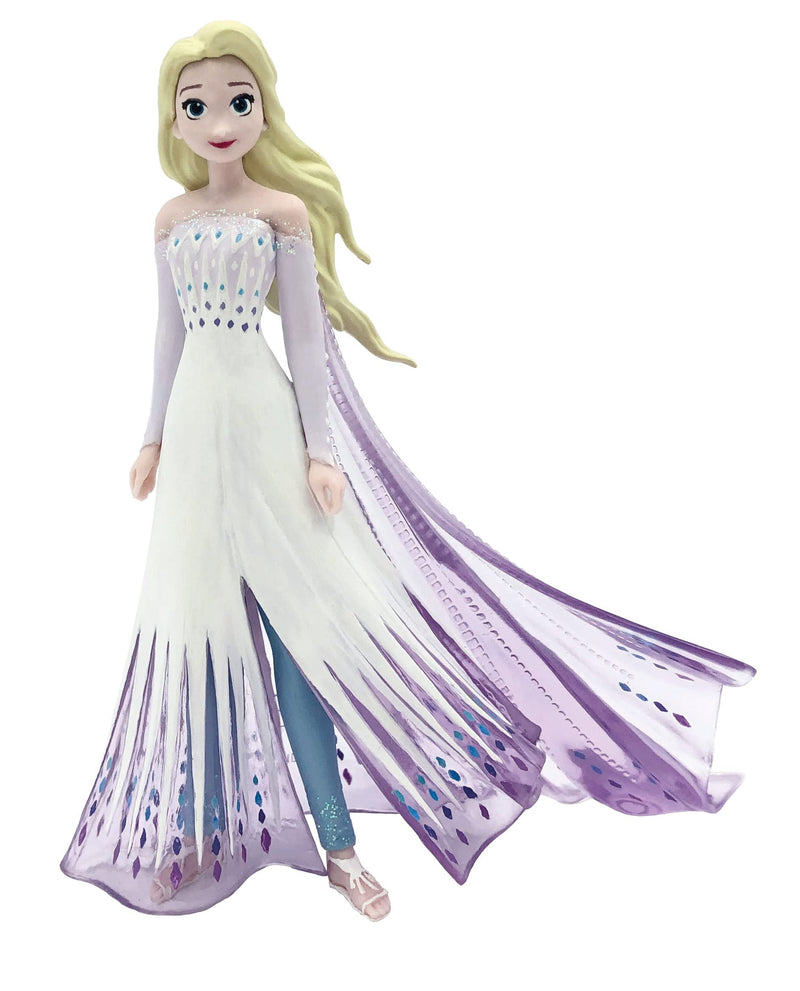 Bullyland 13517 Elsa Toy Figure from Walt Disney Frozen 2, Approx. 9.5 cm, Detailed Ideal as a Small Gift for Children from 3 Years