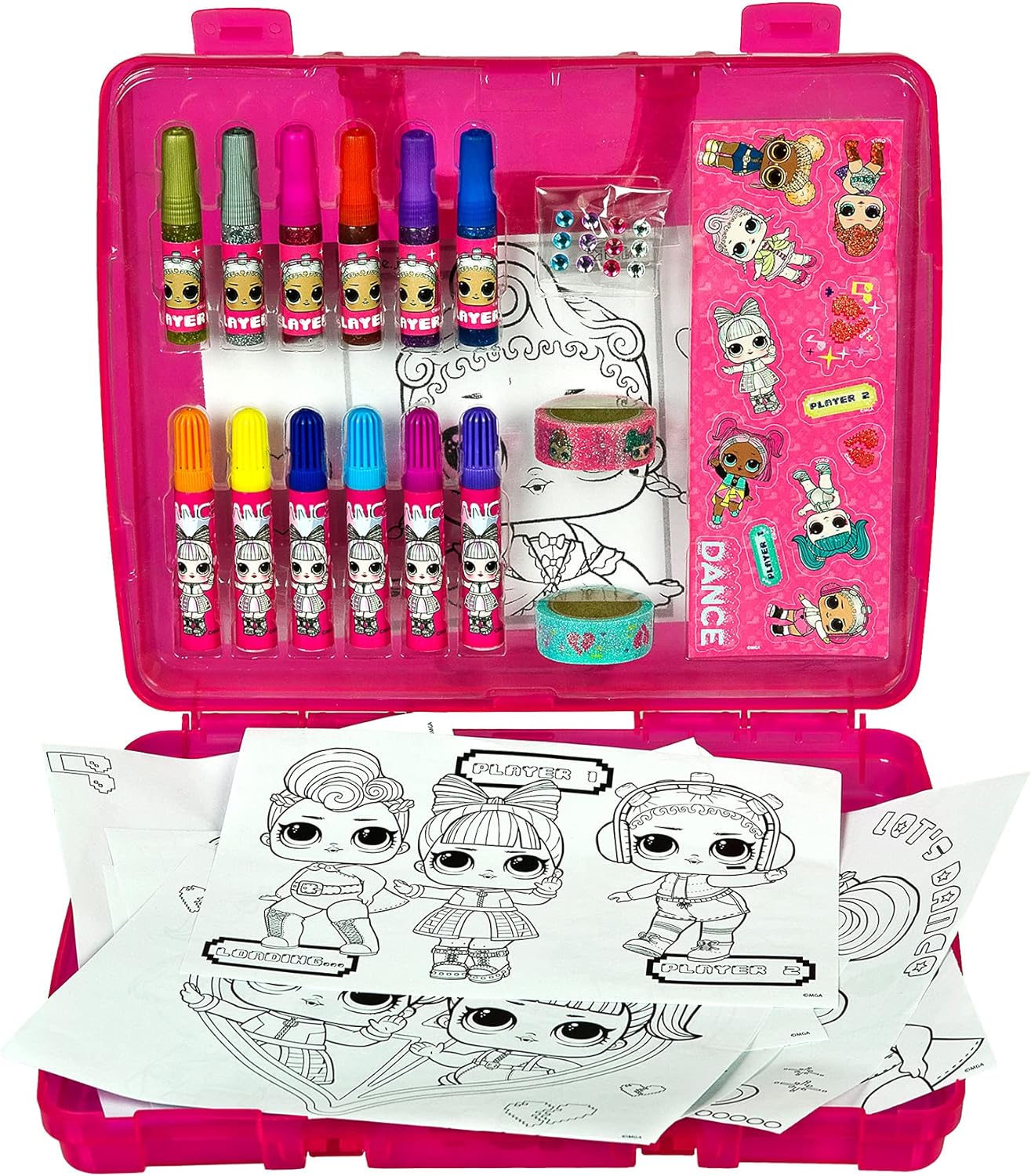Undercover LOLO4240 L.O.L. Surprise Colouring and craft set for children, multicoloured