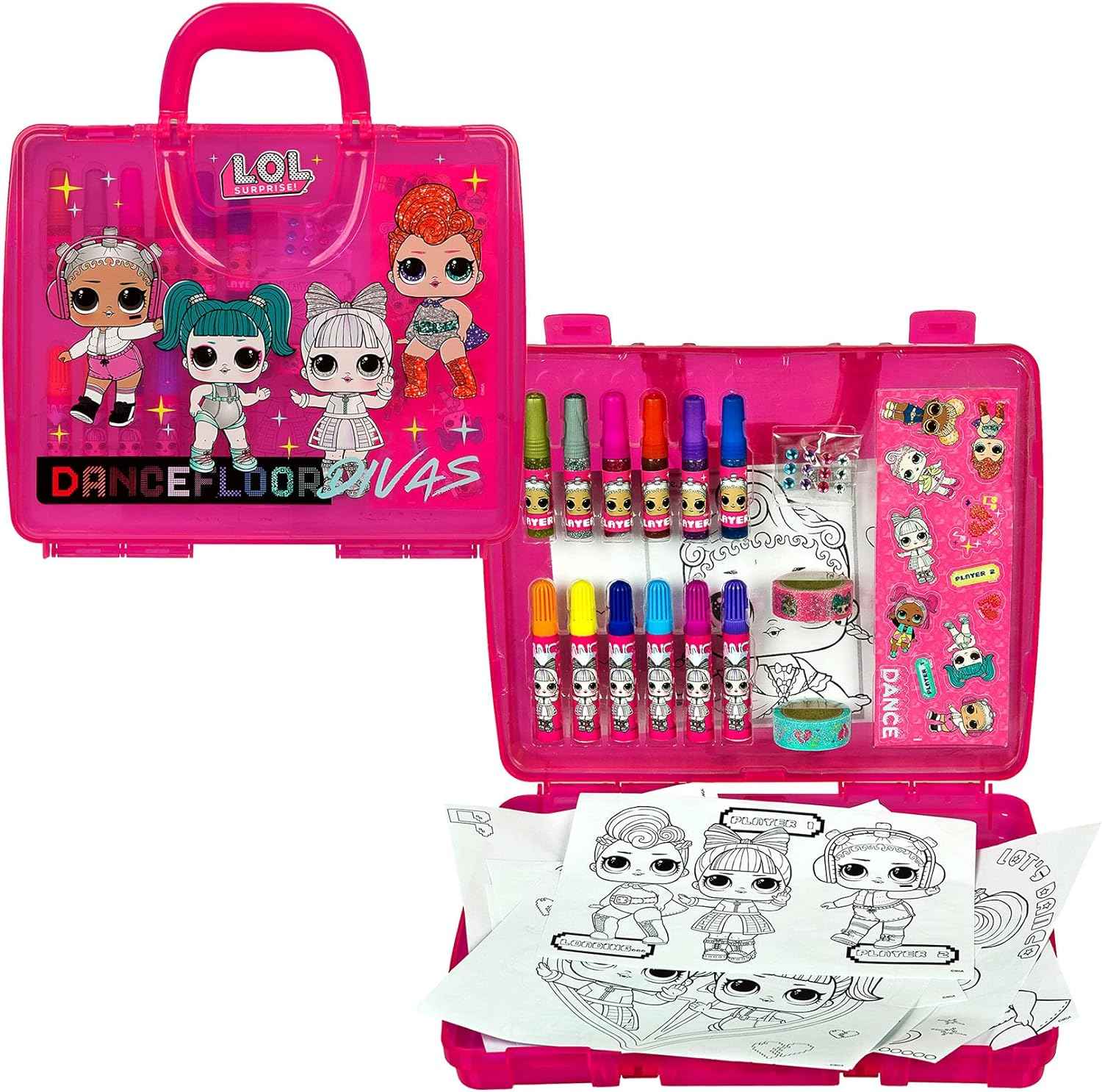 Undercover LOLO4240 L.O.L. Surprise Colouring and craft set for children, multicoloured
