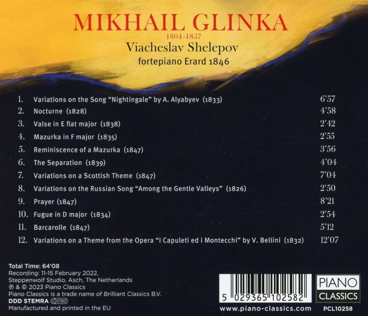 Viacheslav Shelepov: Glinka Revisited