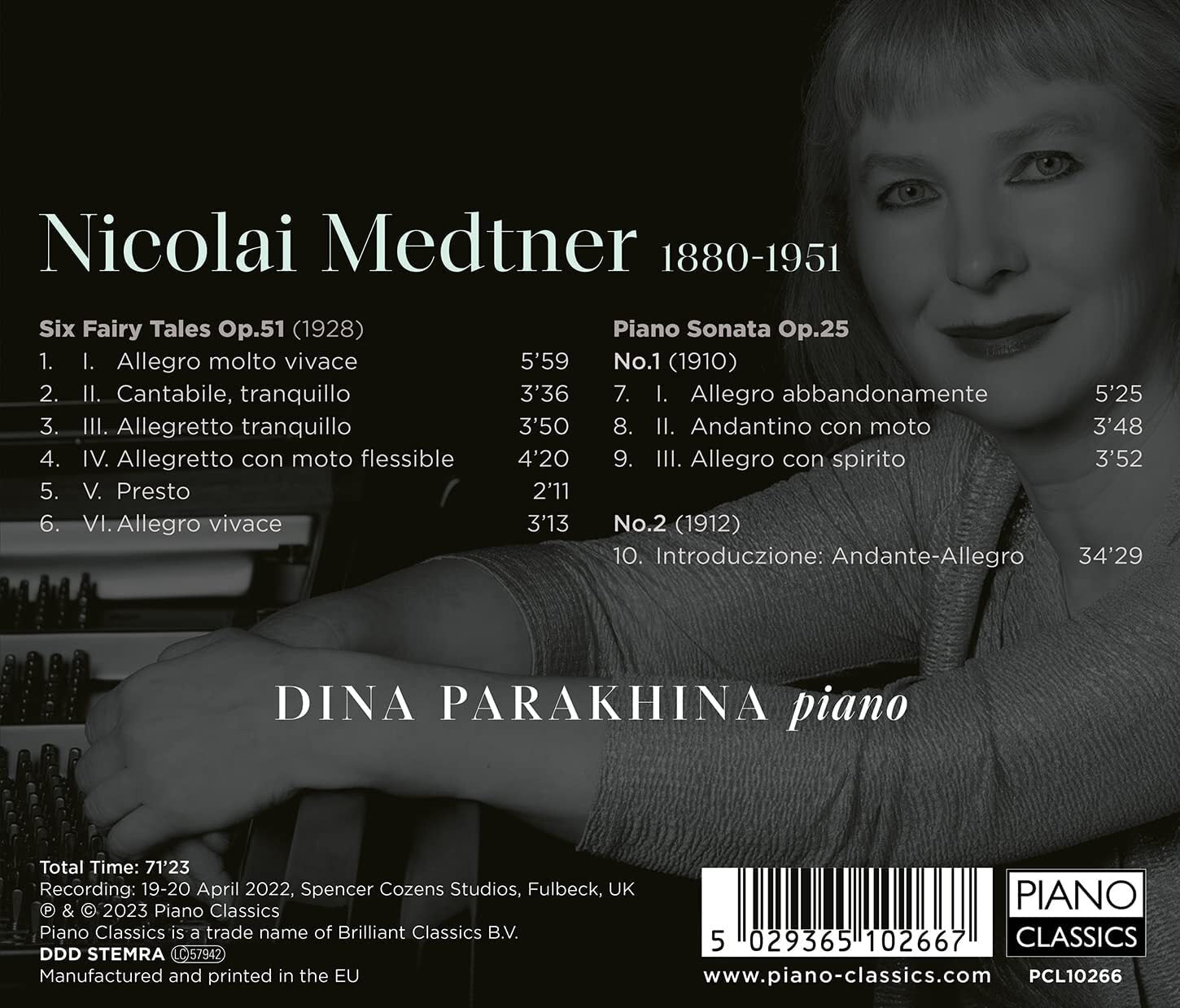 Medtner: Piano Sonatas Op. 25 Nos. 1 & 2/Six Fairy Tales Op. 51