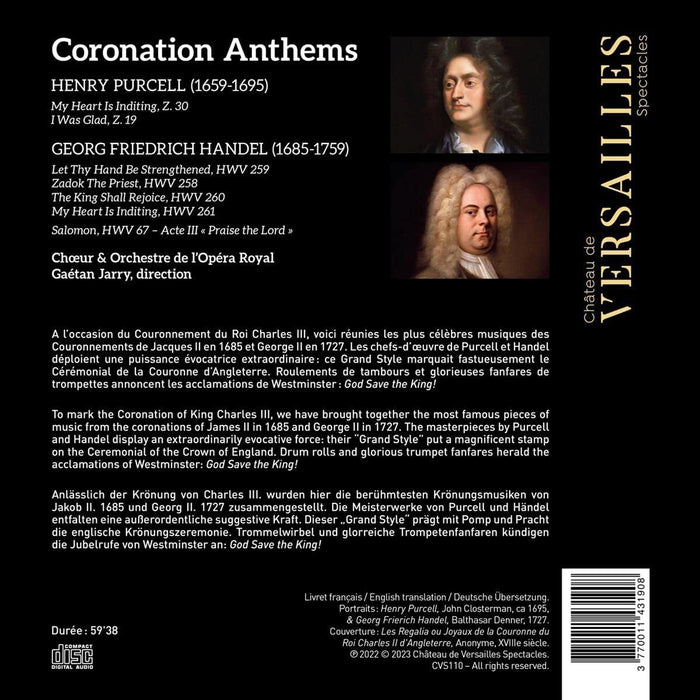 Handel/Purcell: The Crown - Coronation Anthems