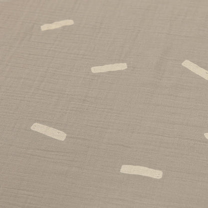 LÄSSIG Mull Baby Blanket Crawling Blanket GOTS Certified/Muslin Blanket 75 x 100 cm Speckles Olive