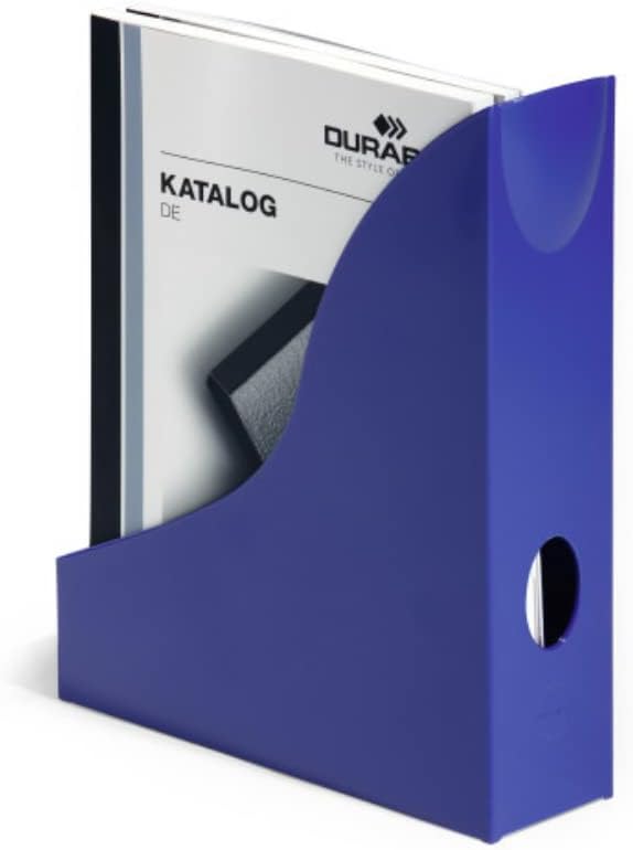 Durable Basic Magazine File - Opaque Blue