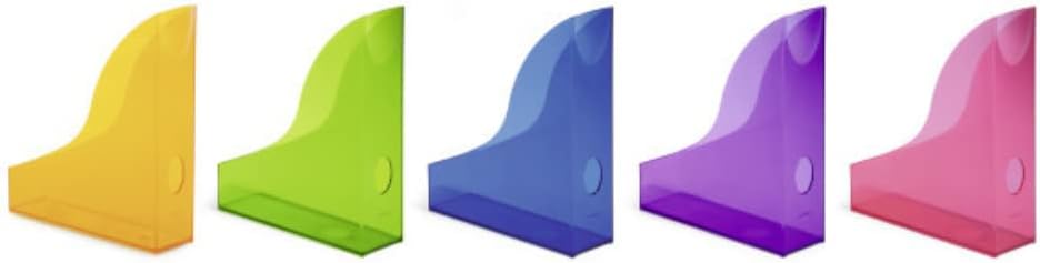 Durable Basic Magazine File - Opaque Blue