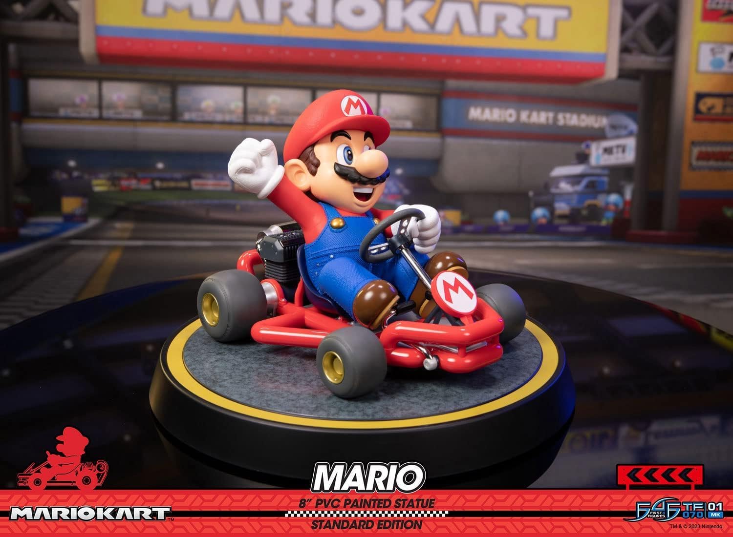 First4Figures Kart-Mario-Statuette Standard PVC Figurine