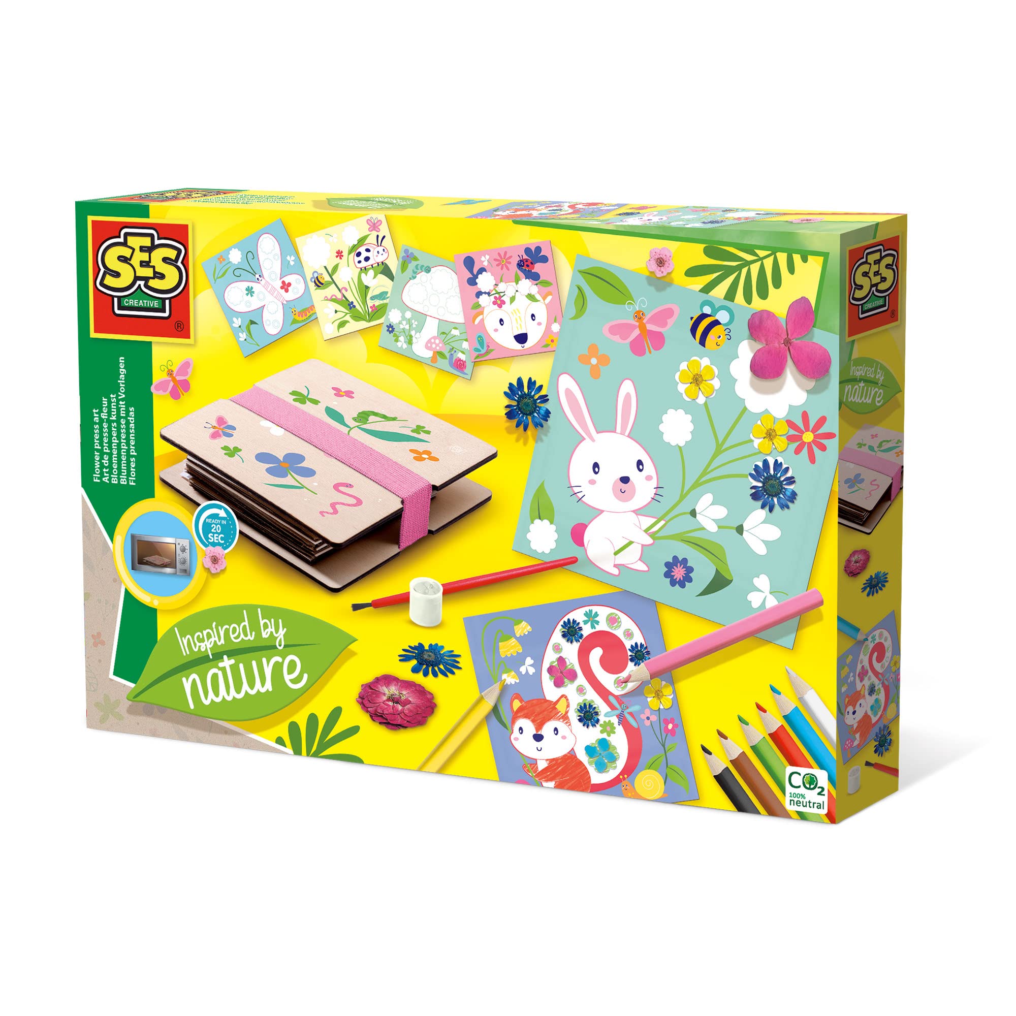 SES CREATIVE - Flower Press Art - (S14034