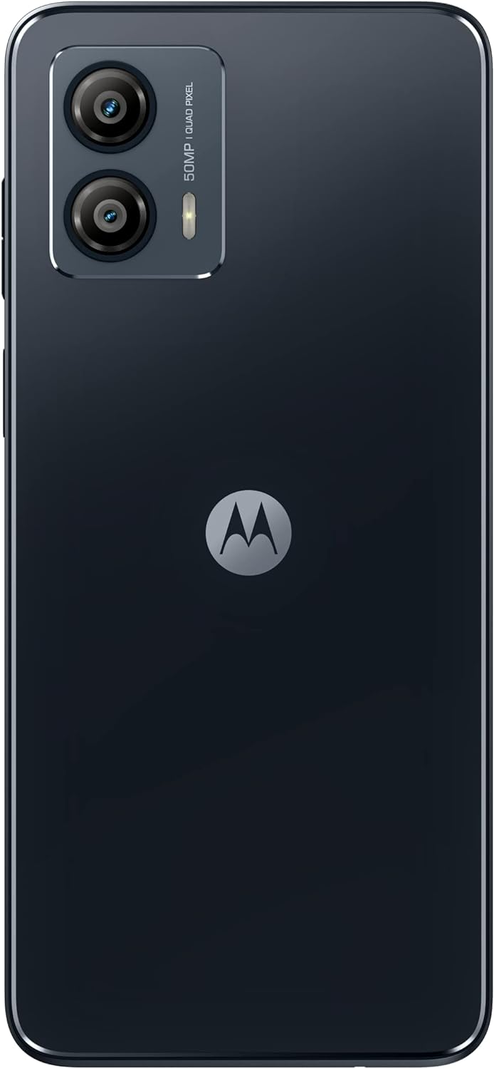 Motorolo moto (g53 5G, 6.5 Inch 120 Hz Display, 50 MP Camera, Dolby Atmos Stereo Speakers, 5000 mAh Battery, TurboPower Charging, 5G, Snapdragon 480+ Processor, 4/128 GB), Ink Blue