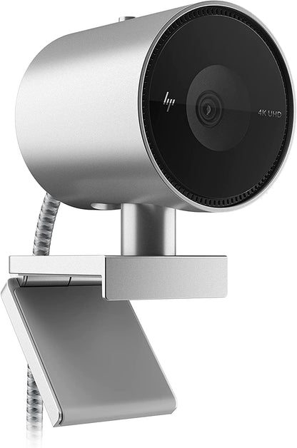 HP 950 4K Webcam with AI Face-Framing with 103 Degree Field-of-View for Streaming, Auto-Light Adjustment, Webcam Control Center