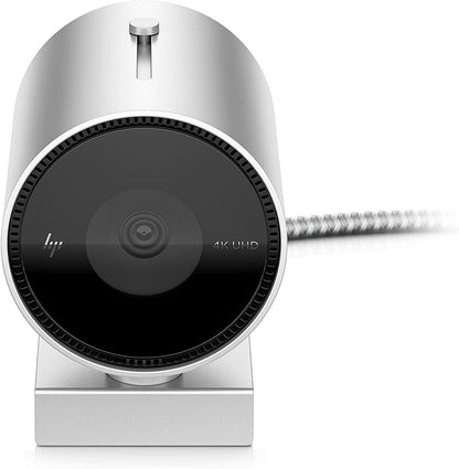 HP 950 4K Webcam with AI Face-Framing with 103 Degree Field-of-View for Streaming, Auto-Light Adjustment, Webcam Control Center