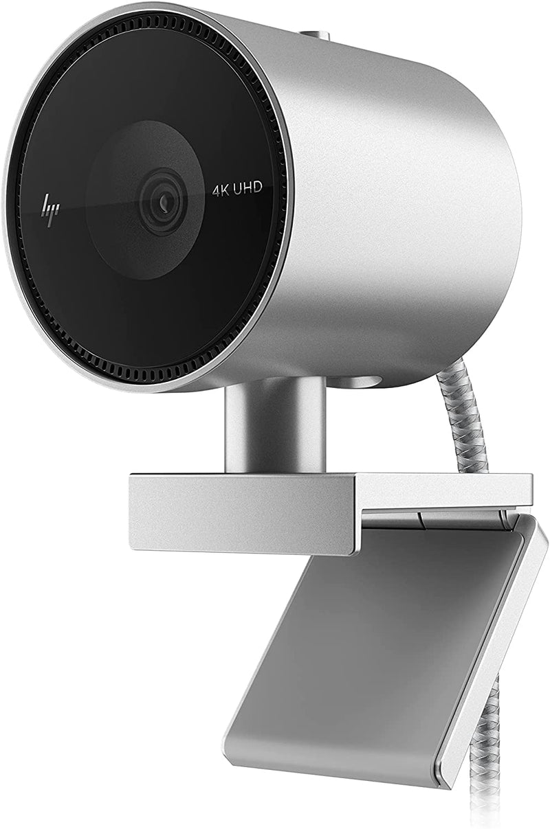 HP 950 4K Webcam with AI Face-Framing with 103 Degree Field-of-View for Streaming, Auto-Light Adjustment, Webcam Control Center
