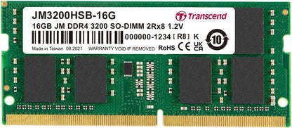 Transcend DDR4 DRAM Module (JetRam) 3200 Mbps 16GB (JM3200HSB-16G